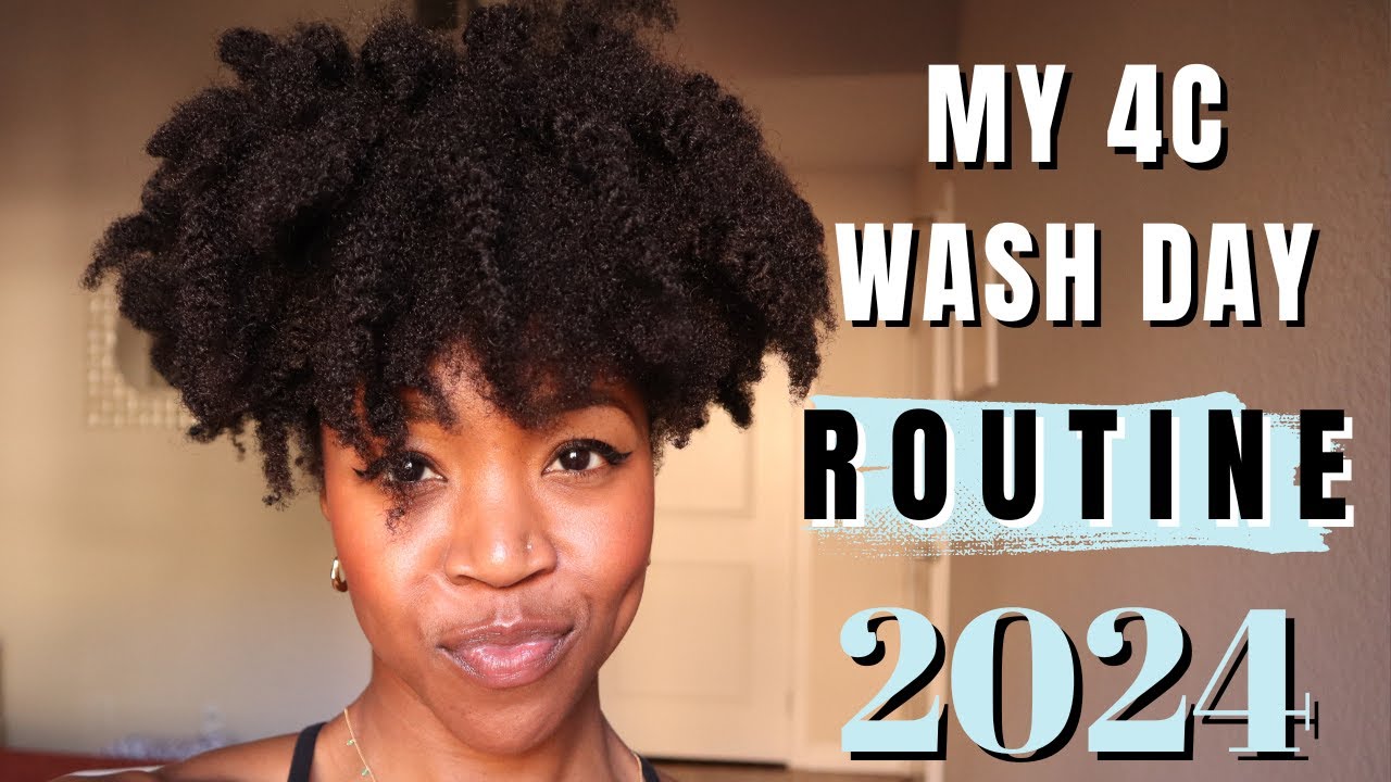MY REAL TYPE 4C NATURAL HAIR WASH DAY ROUTINE- 2024 UPDATE | PRODUCTS | DETANGLE | TWIST