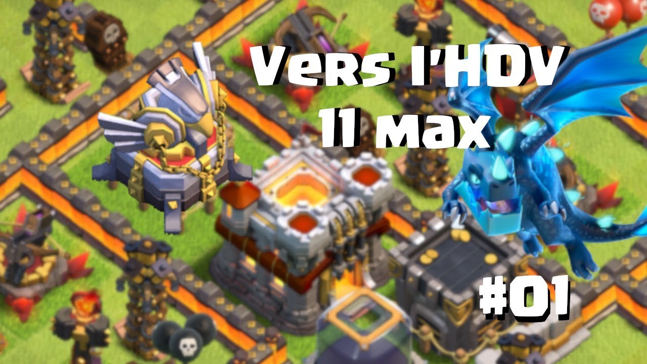 Clash of Clans | Vers l'HDV 11 max - Un rapace dans mon village !!!