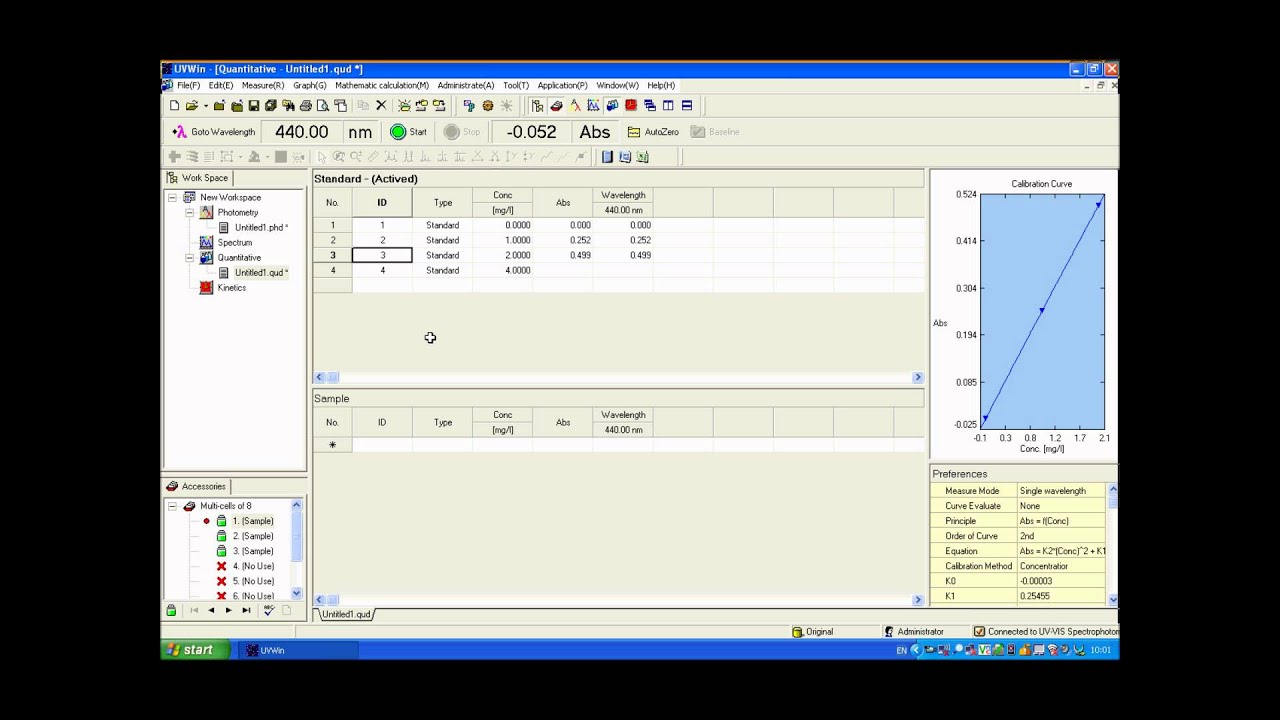 UVWin - Quantitation