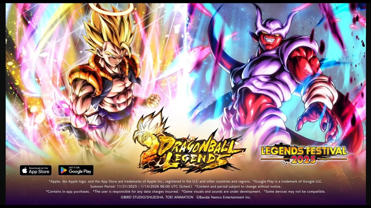 NEW FUSION GOGETA & LF JANEMBA COMING FOR LEGENDS FESTIVAL 2025 ( Dragonball legends )