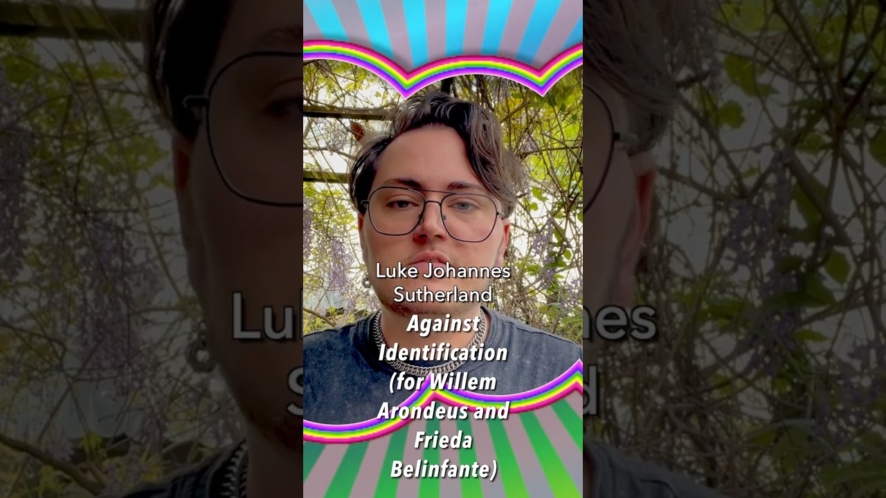 Against Identification (for Willem Arondeus and Frieda Belinfante)