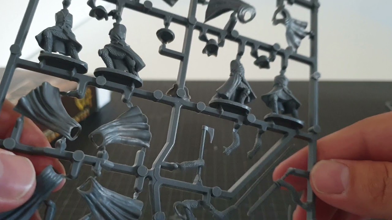 Fireforge games Deus vult Templar infantary Unboxing