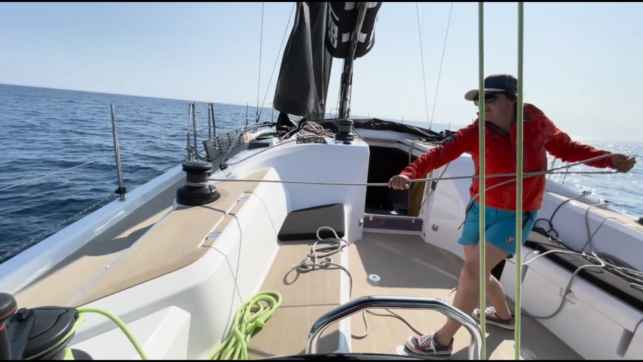Peter and Ana on their sailing trip to Venice with the Elan E6