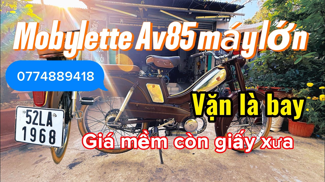 Двигатель Mobylette Av85 большой, винтажный, с документами, хорошая цена для коллекционеров (0774...