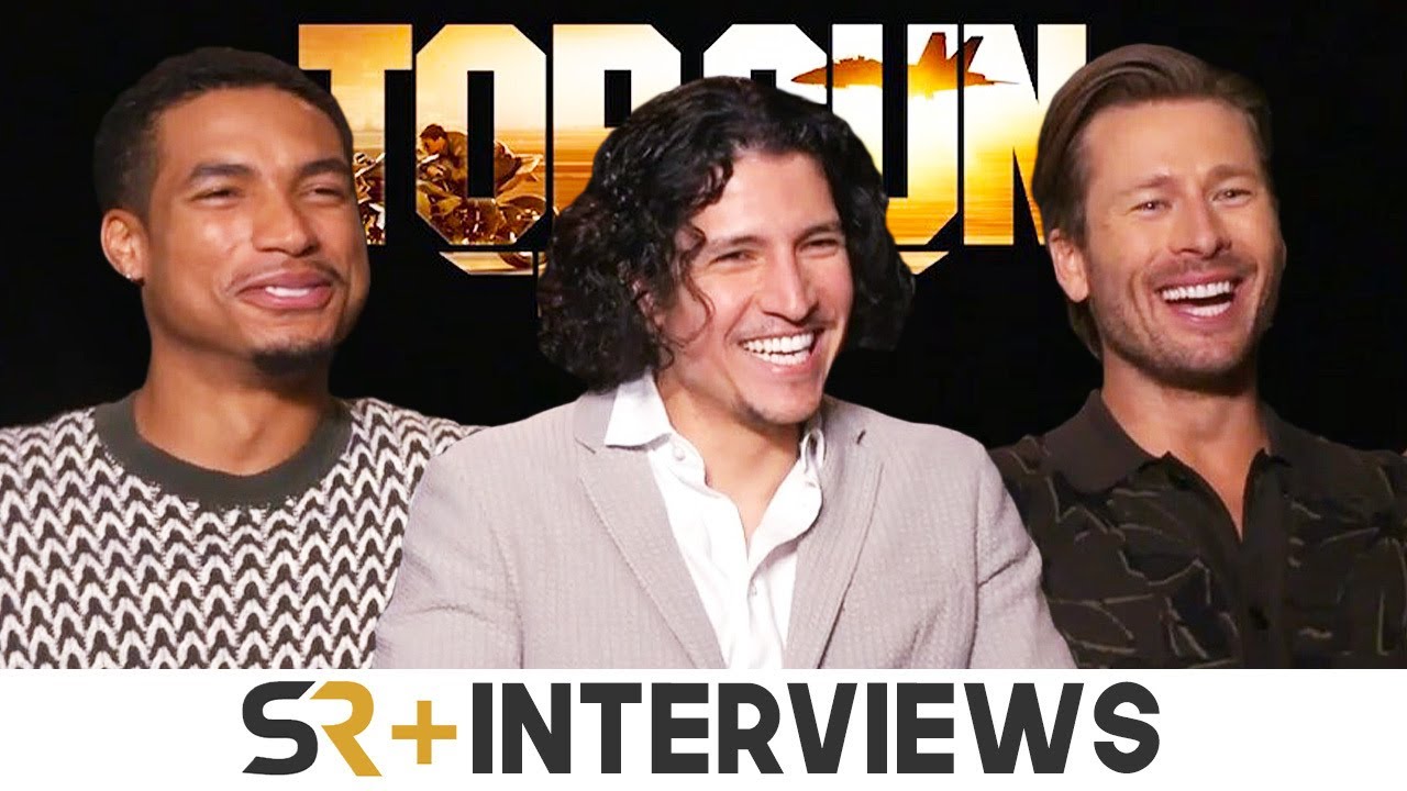 Greg Tarzan Davis, Danny Ramirez & Glen Powell Interview: Top Gun Maverick