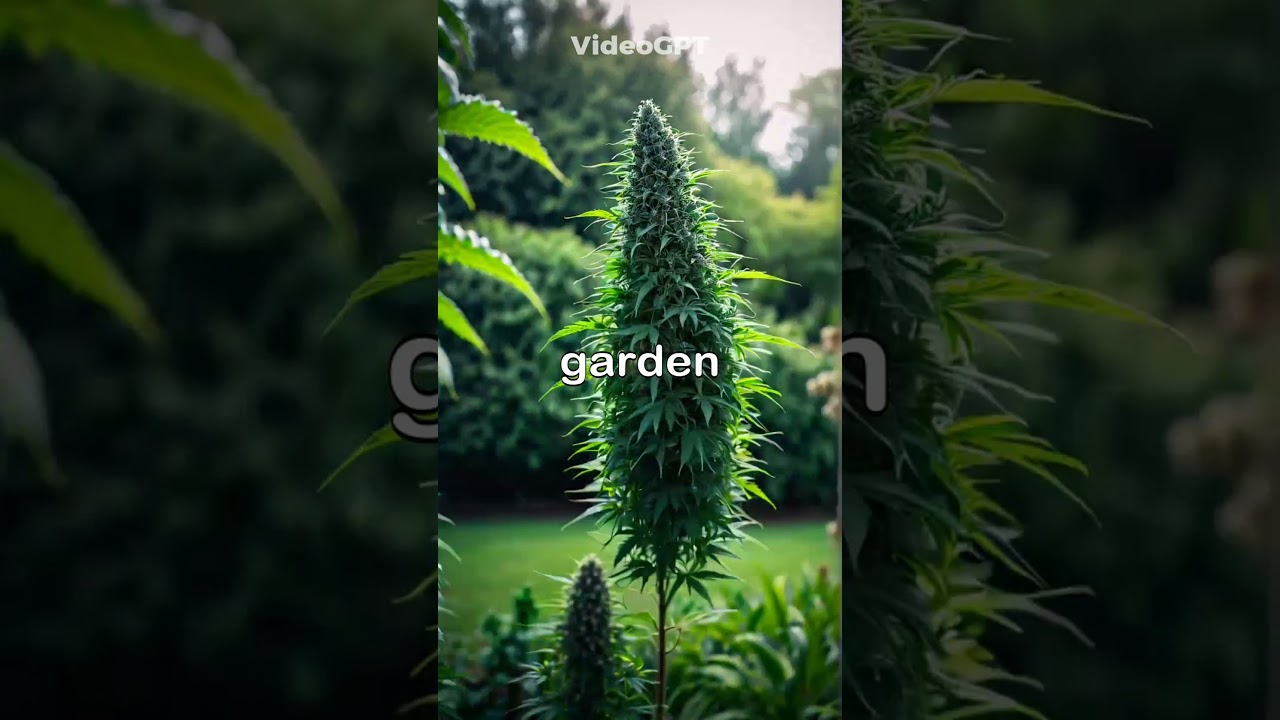From seeds to flower. Beautiful life of a cannabis plant. For medicinal purposes.