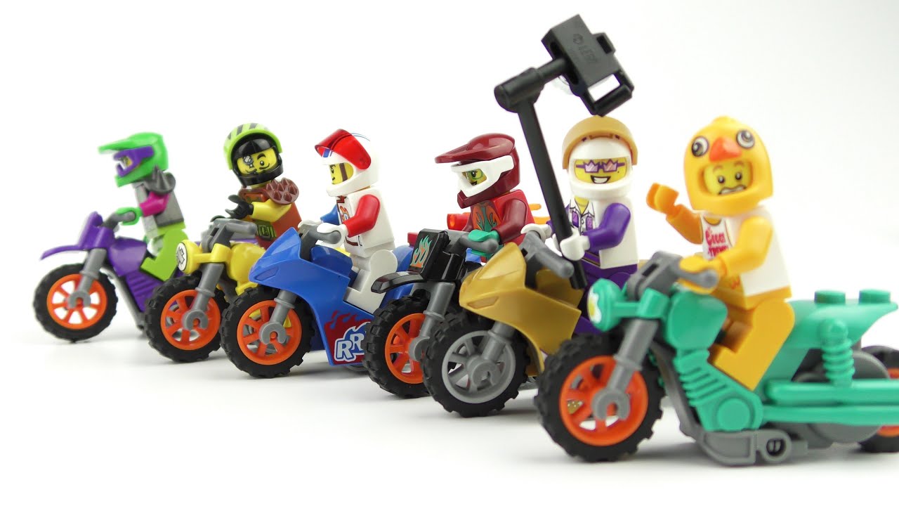 All  Sets Lego City Stuntz Bikes 2022 in Ukrainian. Lego All Sets Speed Build. Stuntz Bikes 2022