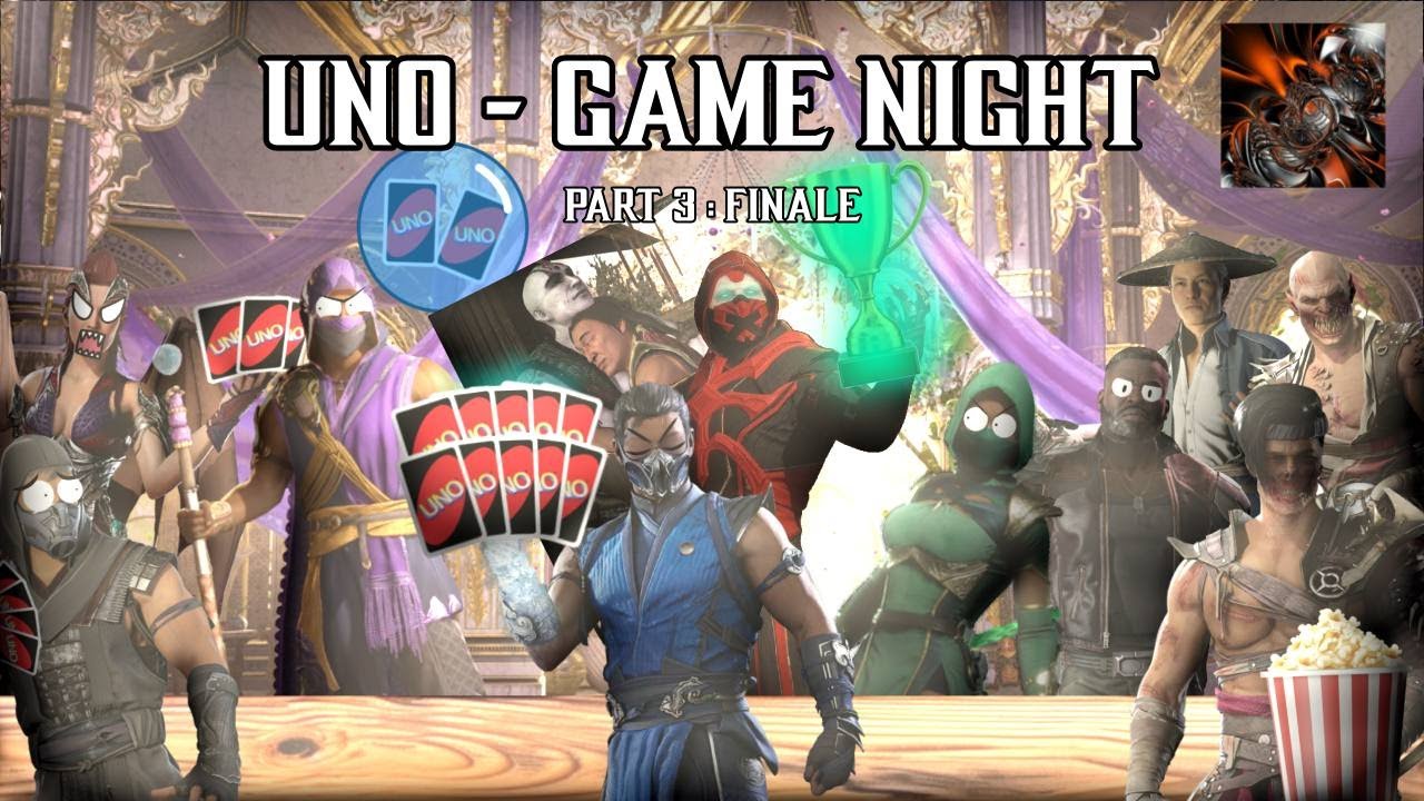 Mortal Kombat 1 AI Voice - Game Night - UNO Shenanigans, but it animated like this | Part 3 (FINALE)