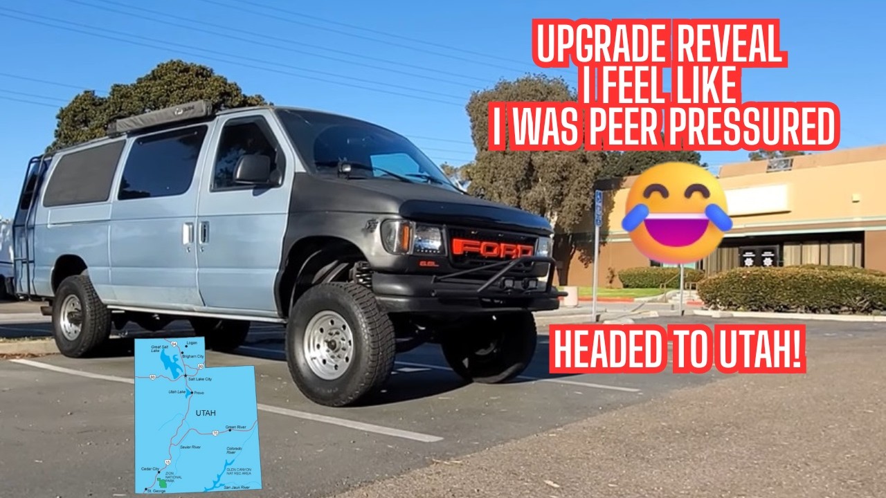 Next upgrade mod reveal Lifted Van Meets are a bad influence 😂 💰 still cheaper than a Sprinter 💵