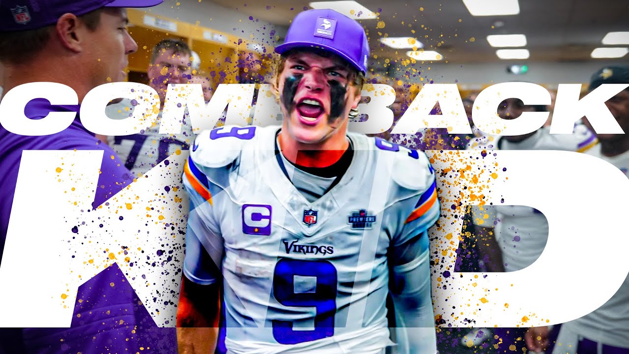 J.J. McCarthy the COMEBACK KID 😈 Vikings vs Bears Highlights | Week 1 2025