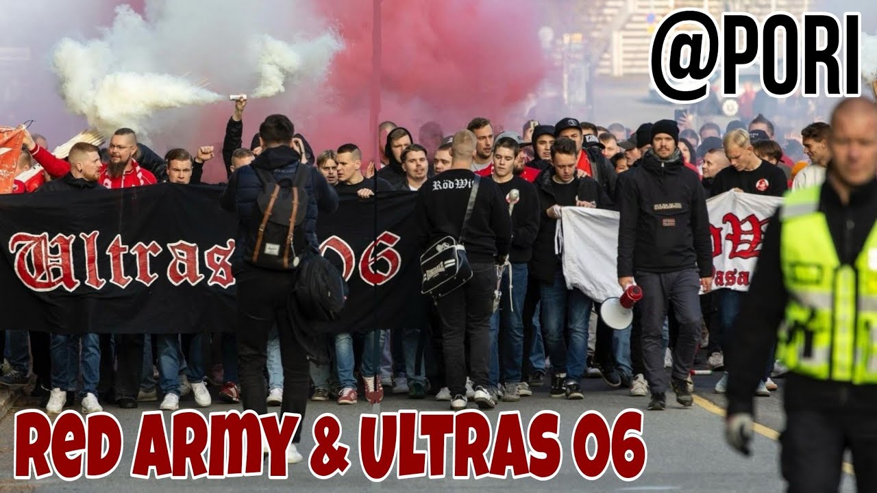 Red Army & Ultras 06 Megamatka Poriin | Vaasan Sportin kannattajat | Ässät - Sport 19.10.2024