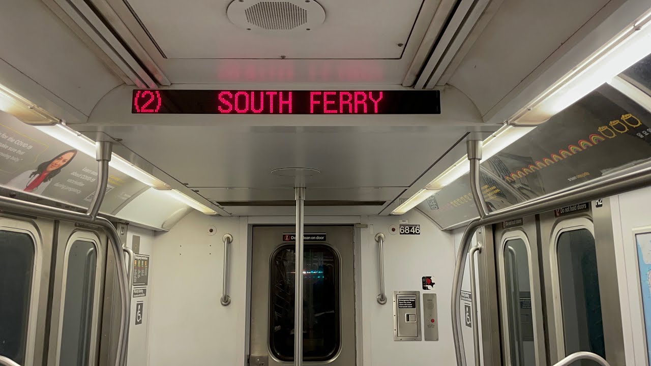R142 (2) Train Ride from Eastchester - Dyre Avenue to South Ferry via 7th Avenue Exp/Broadway Local