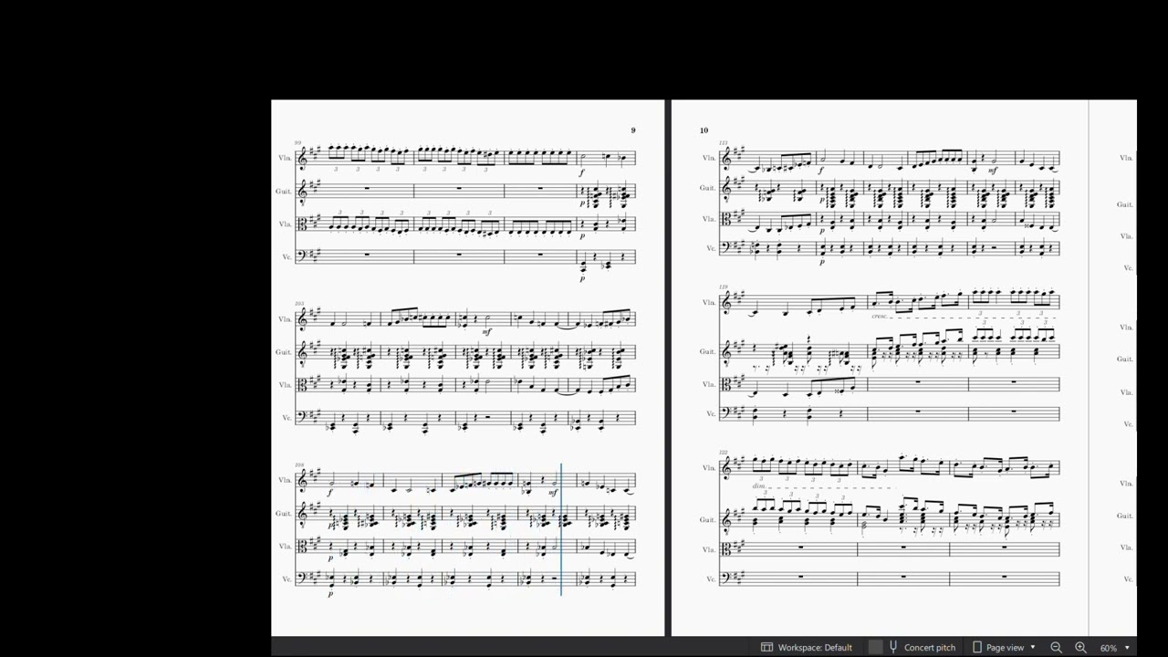 String Quartet No  2 movement 4