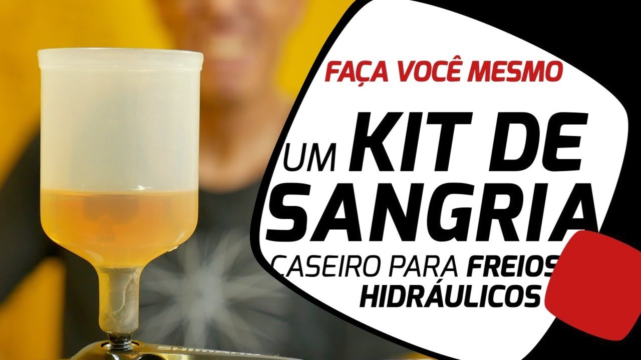Como fazer um kit de sangria caseiro para freio hidraulico. Pedaleria