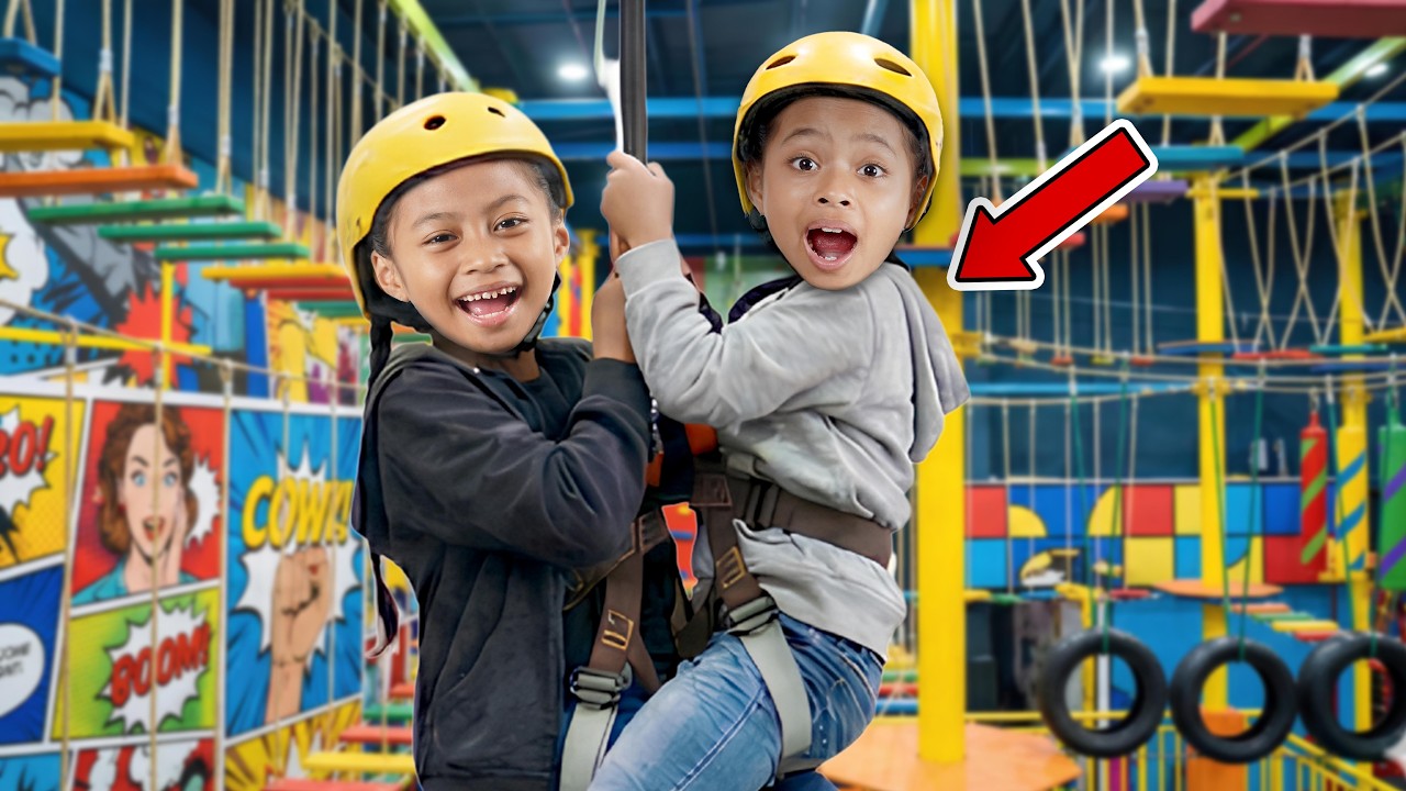 ALUNA DAN AMANDA KETAKUTAN MAIN FLYING FOX!! TINGGI BANGET!!