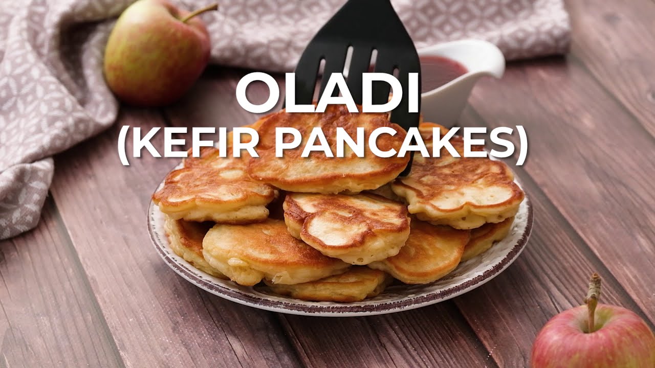 Oladi (Russian Kefir Pancakes)