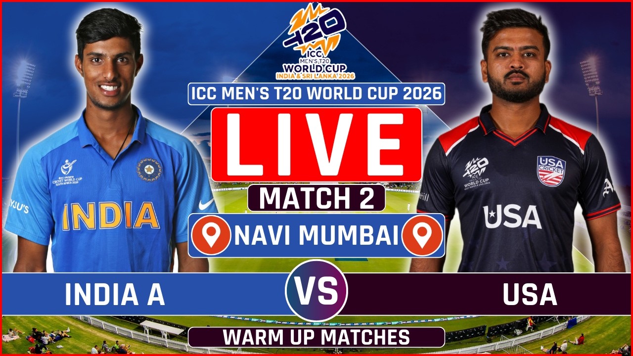 ICC T20 World Cup 2026 Live: IND A vs USA Live | India A vs United States of America Live Commentary