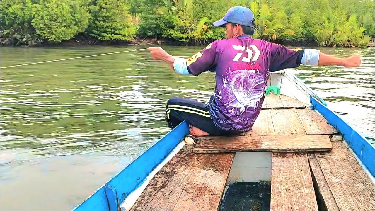SAMBARAN IKAN DITEMPAT INI BENAR BENAR MENGURAS TENAGA SIPEMANCING