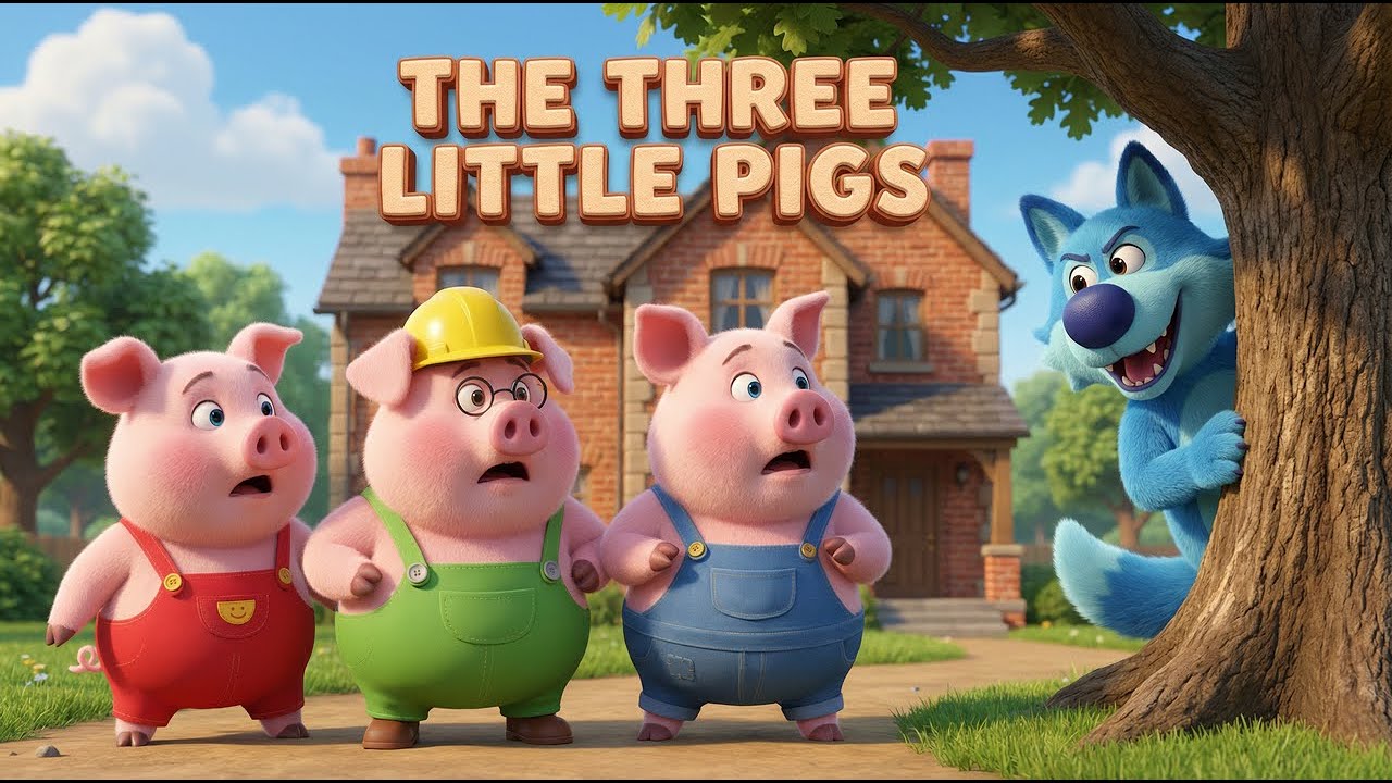 The Three Little Pigs | A Story About Hard Work & Safety 🐷