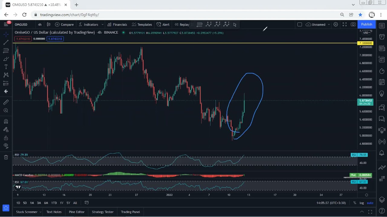 OMG Network - OMG Technical Analysis for January 12, 2022 - OMG