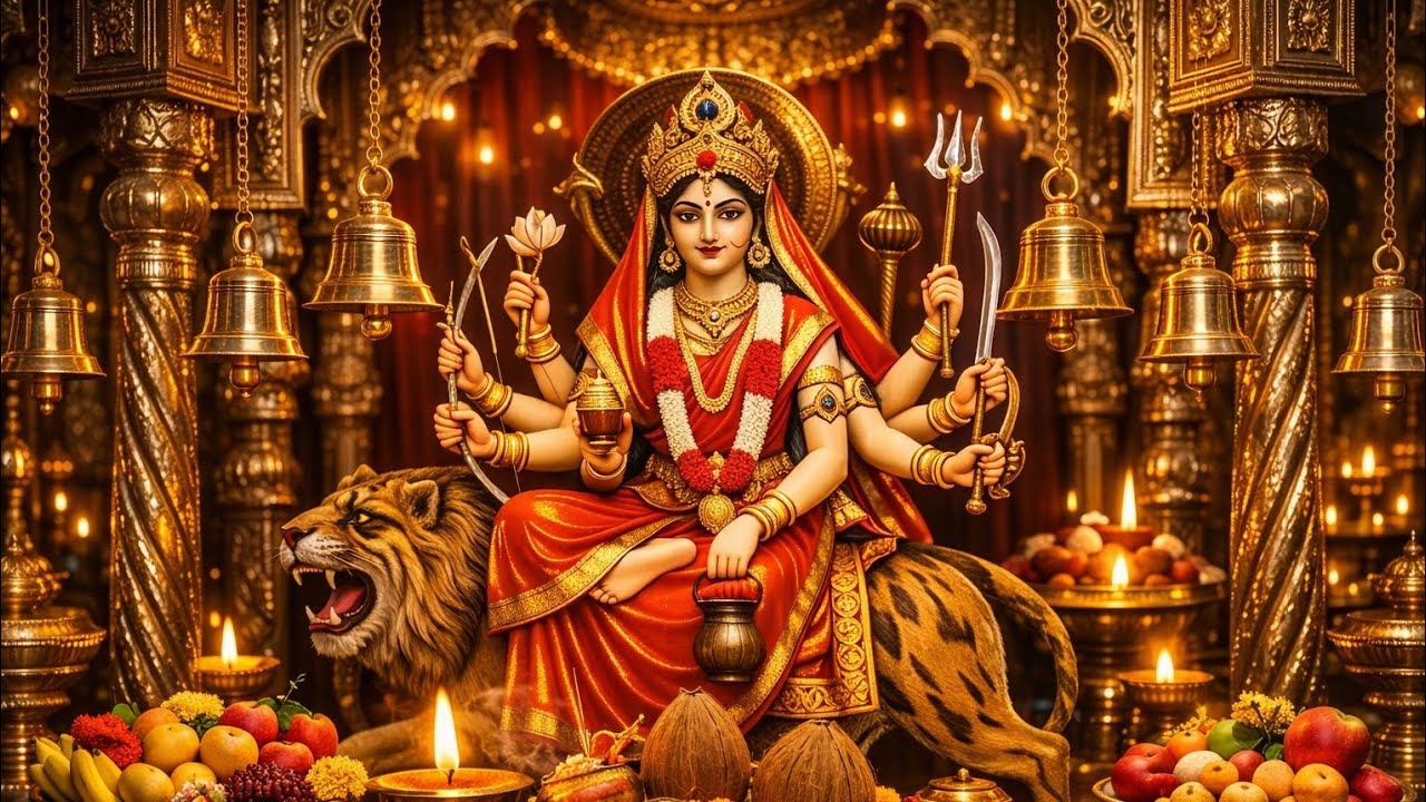 🪷मां चंद्रघंटा की आरती |Maa Chandraghanta Aarti| Navratri Day 3 Powerful Aarti| 🪷#@OKSadhviGupta-OK 