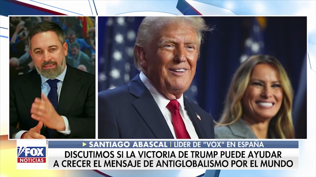 ¡HISTÓRICA entrevista a Santiago Abascal en la FOX! 🇺🇸🇪🇸