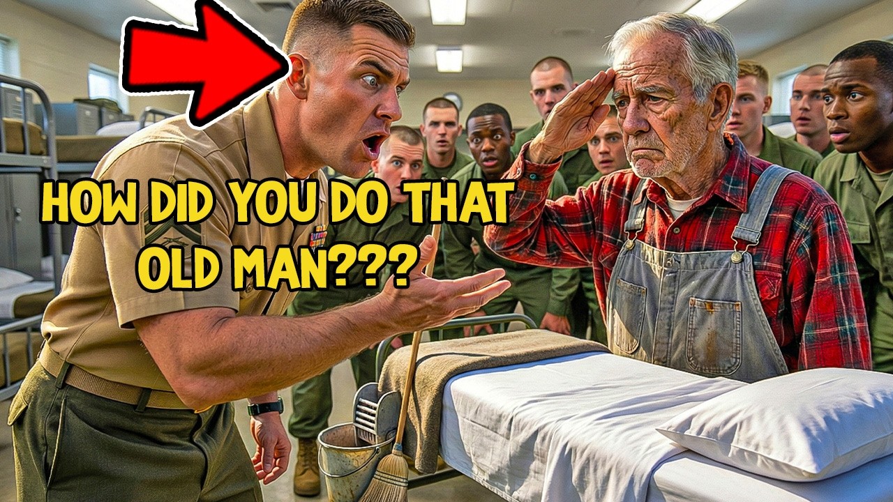 Drill Sergeant Trashed the Entire Barracks — Until He Saw the Janitor’s Bed and the Quarter Bounced