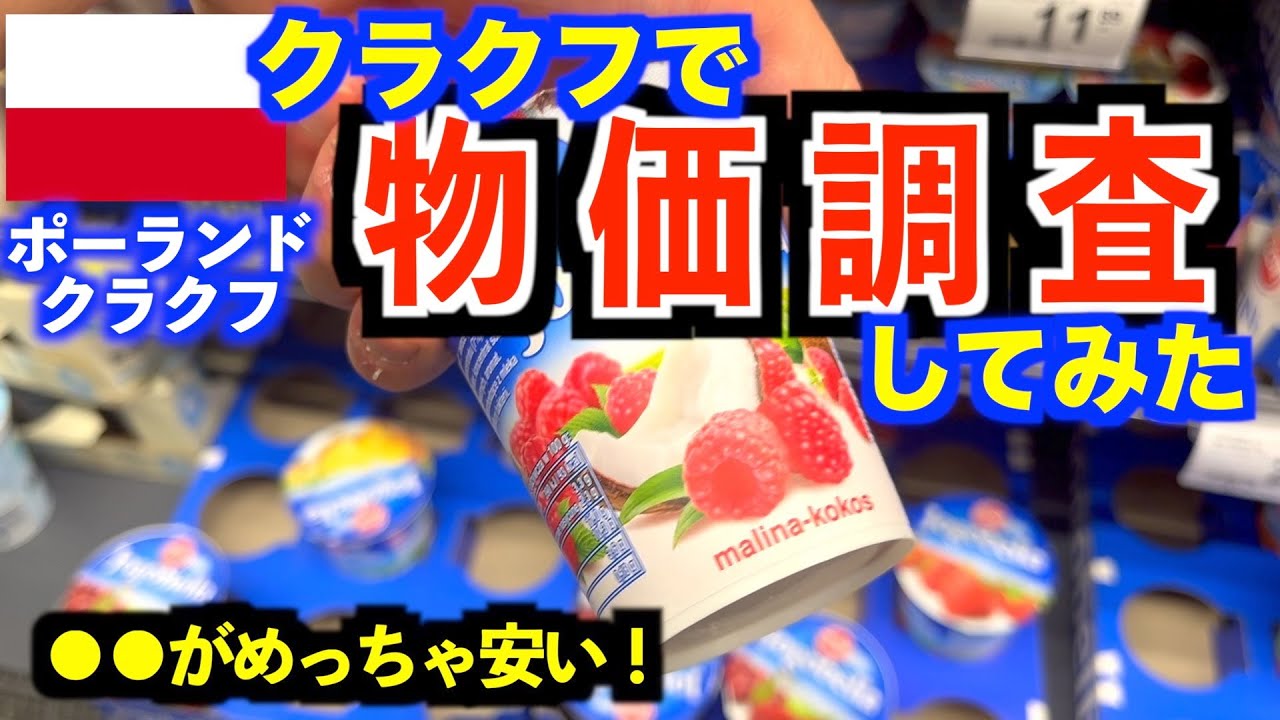 ポーランド・クラクフで物価調査｜●●が安くて天国だった