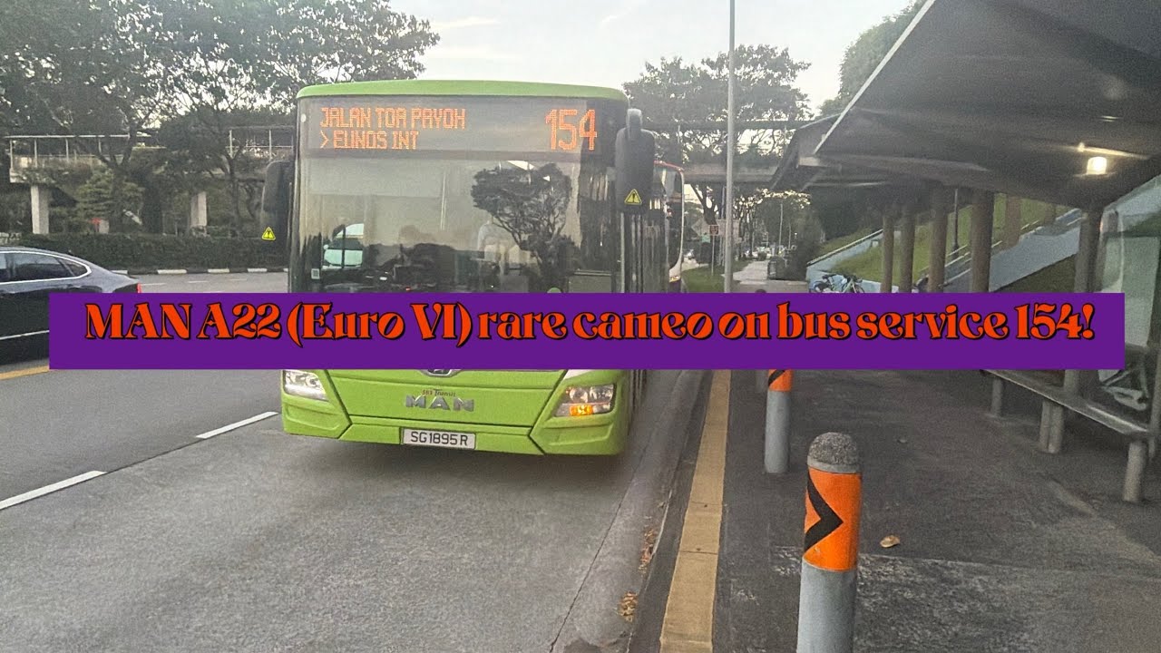 RARE CAMEO: SG1895R On Bus Service 154! | SBS Transit MAN A22 (Euro VI) | Bus Joyrides Episode 35 