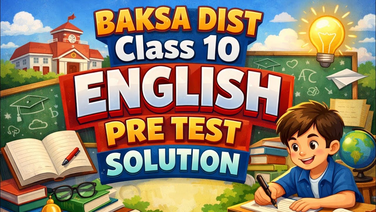 Class 10 (SEBA) English pretest paper analysis pre- board . (Hslc)