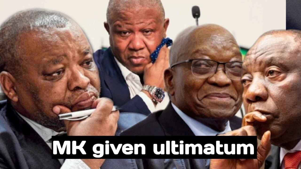 ANC told MK Party 24 hours or else I uMkhonto weSizwe is causing havoc. 