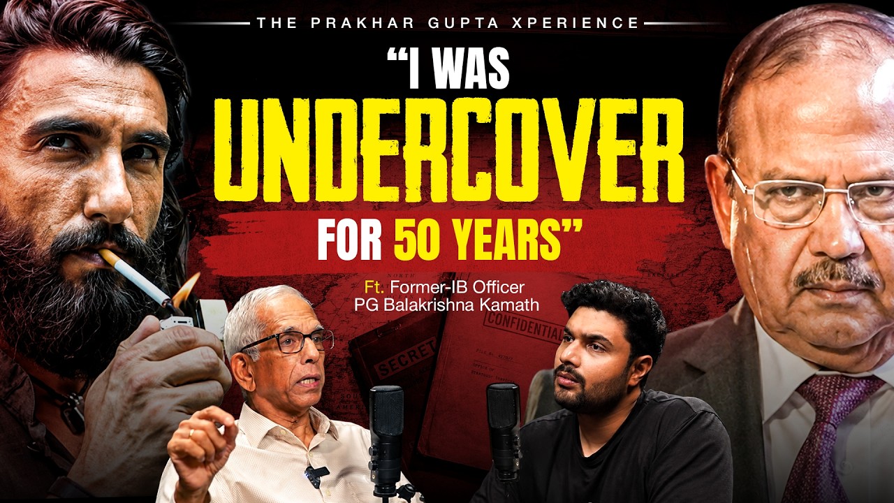 I Interviewed an Actual Spy Who Spent 50 Years Undercover | Ex-IB Officer P.G. Balakrishna Kamath