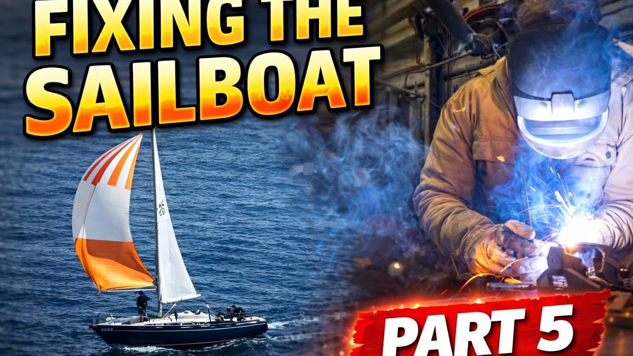 Part 5 of fixing the shit boat some guy paid me 300$ to take #sailing #classicboat #boatrestoration 