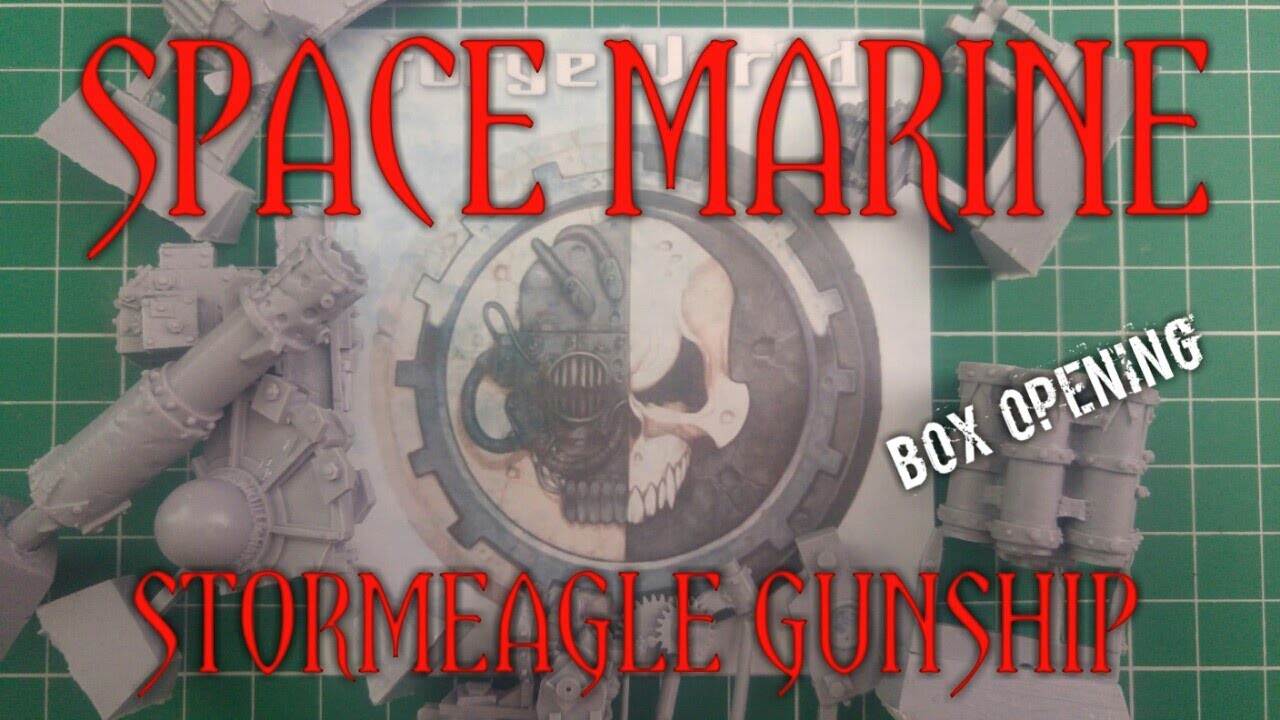 Storm eagle assault gunship box opening