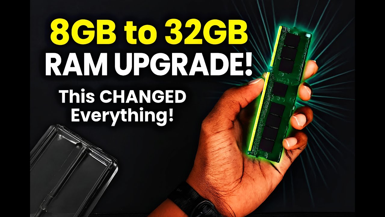 Upgrading PC RAM from 8GB to 32GB 3200MHz | Extreme Performance Boost