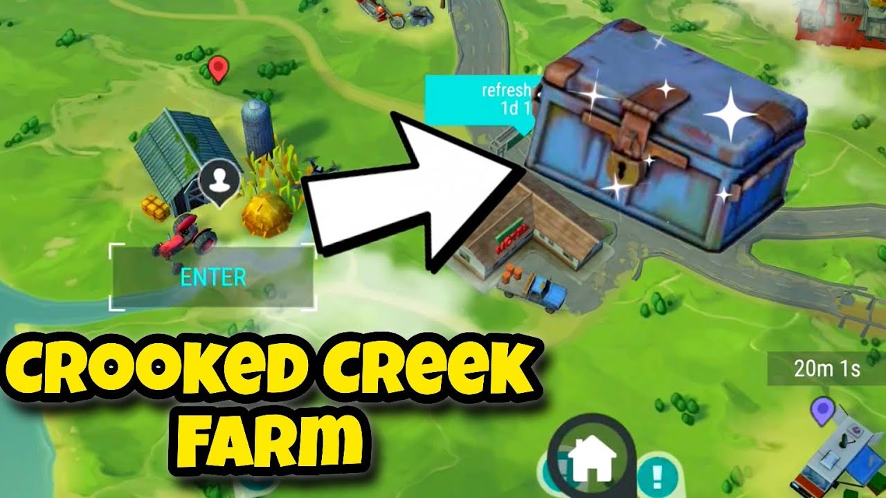 How to open *BLUE CHEST* in Crooked Creek Farm l Last day on earth : Survival 