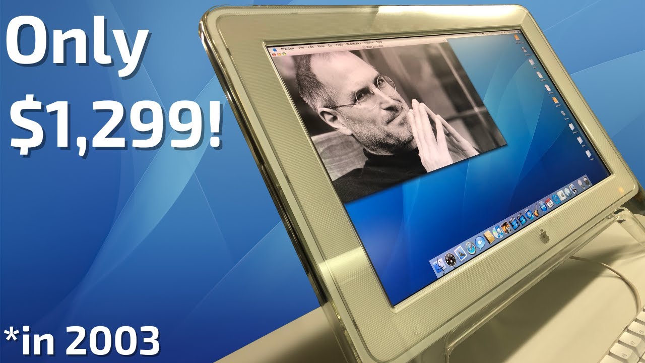 The Futuristic Apple Cinema Display from 2003!