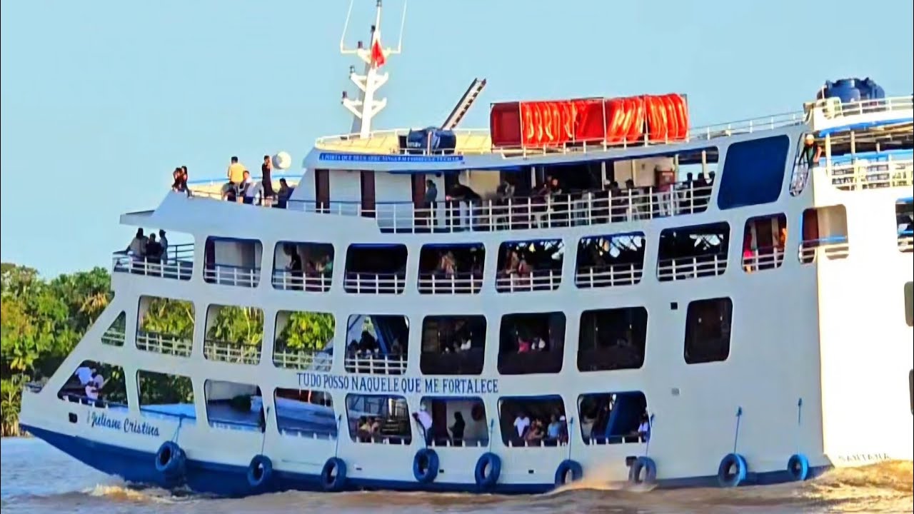 VIAGEM INAUGURAL FERRYBOAT JULIANE CRISTINA - BREVES X BELÉM