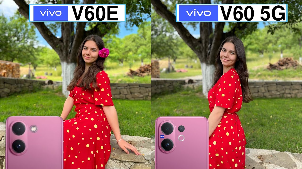 Сравнение тестов камер Vivo V60E 5G и Vivo V60 5G
