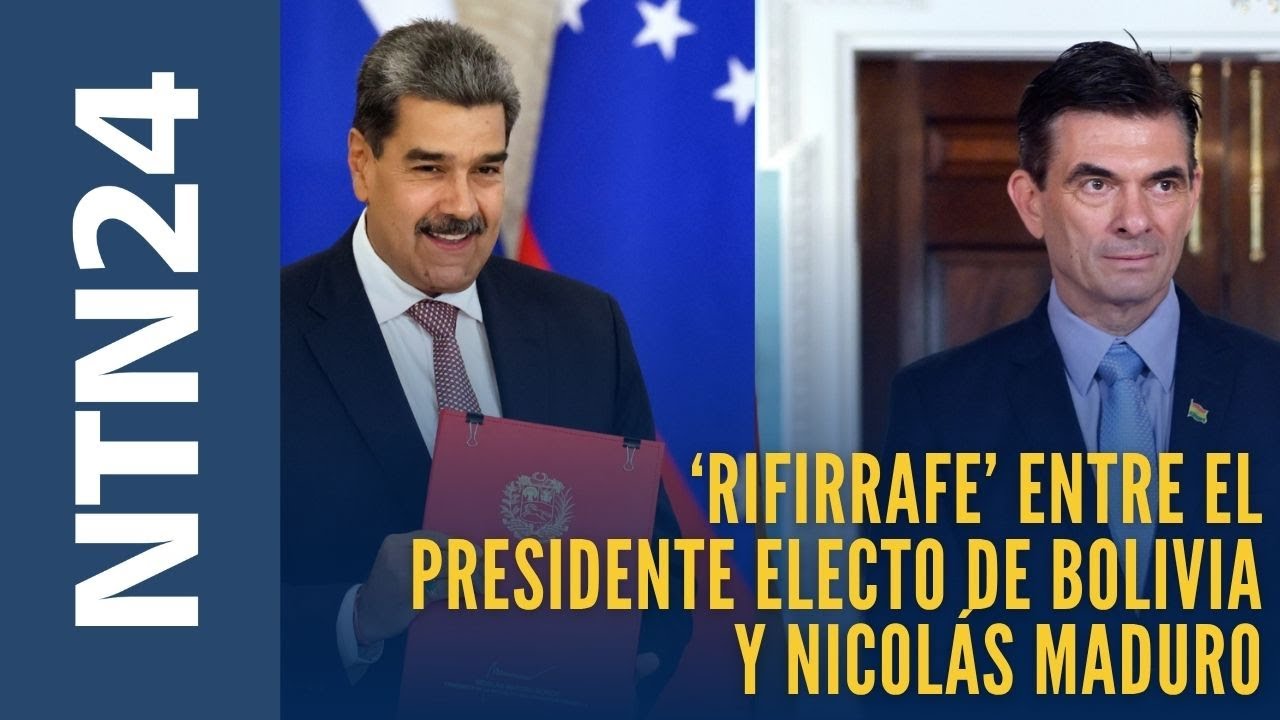 Presidente electo de Bolivia arremetió contra Maduro, quien lo acusó de “agredir” a países “dignos