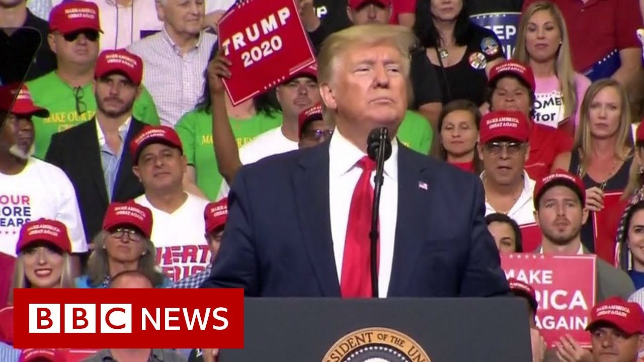 Donald Trump formally launches 2020 re-election bid - BBC News