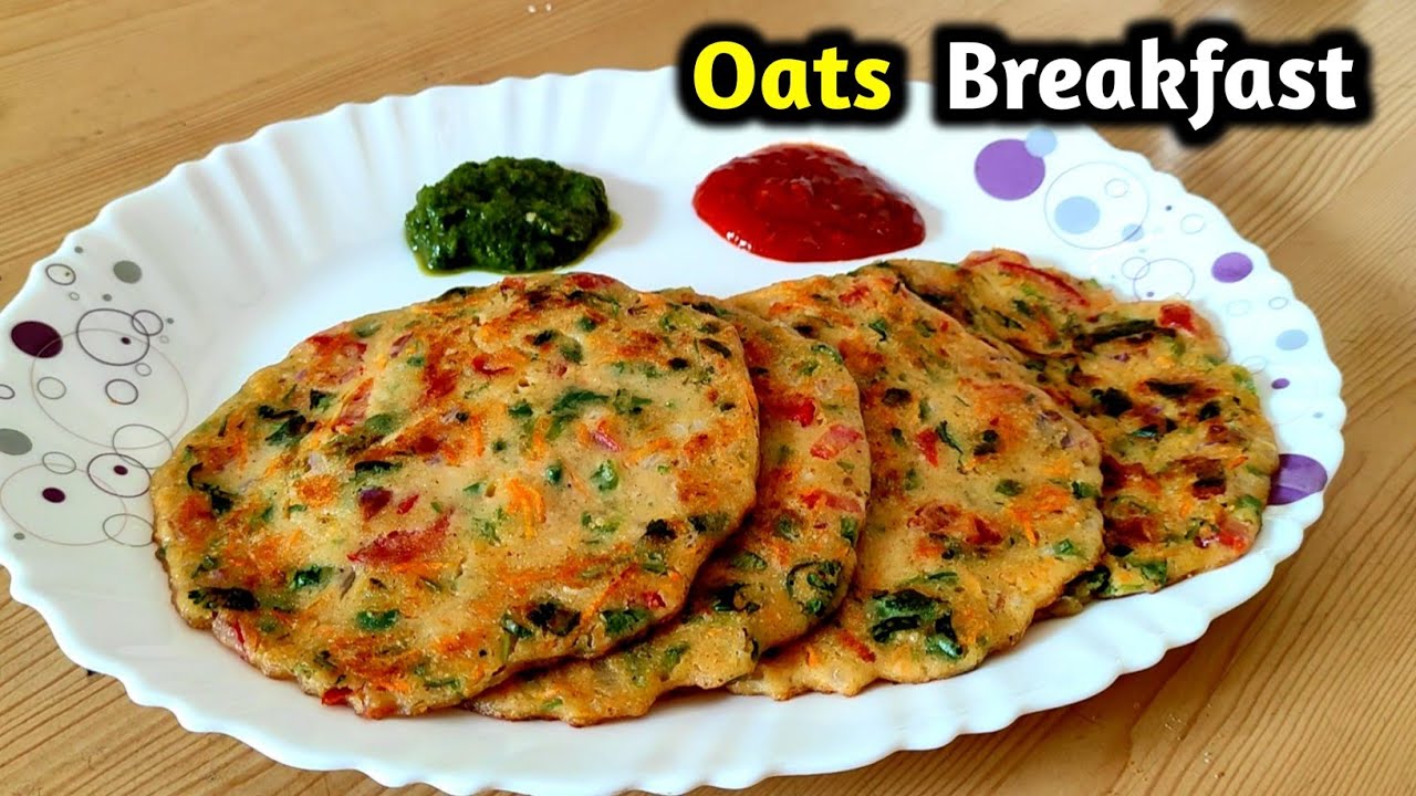 Fast Weight Loss Breakfast | Lentils & Oats Protein Rich Breakfast Recipe For Busy Morning No Flour