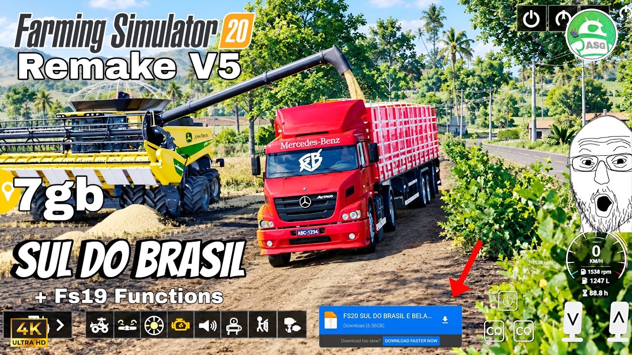 FS20 Remake V5 Sul Do Brasil (7gb) Apk Mod For Android 😎