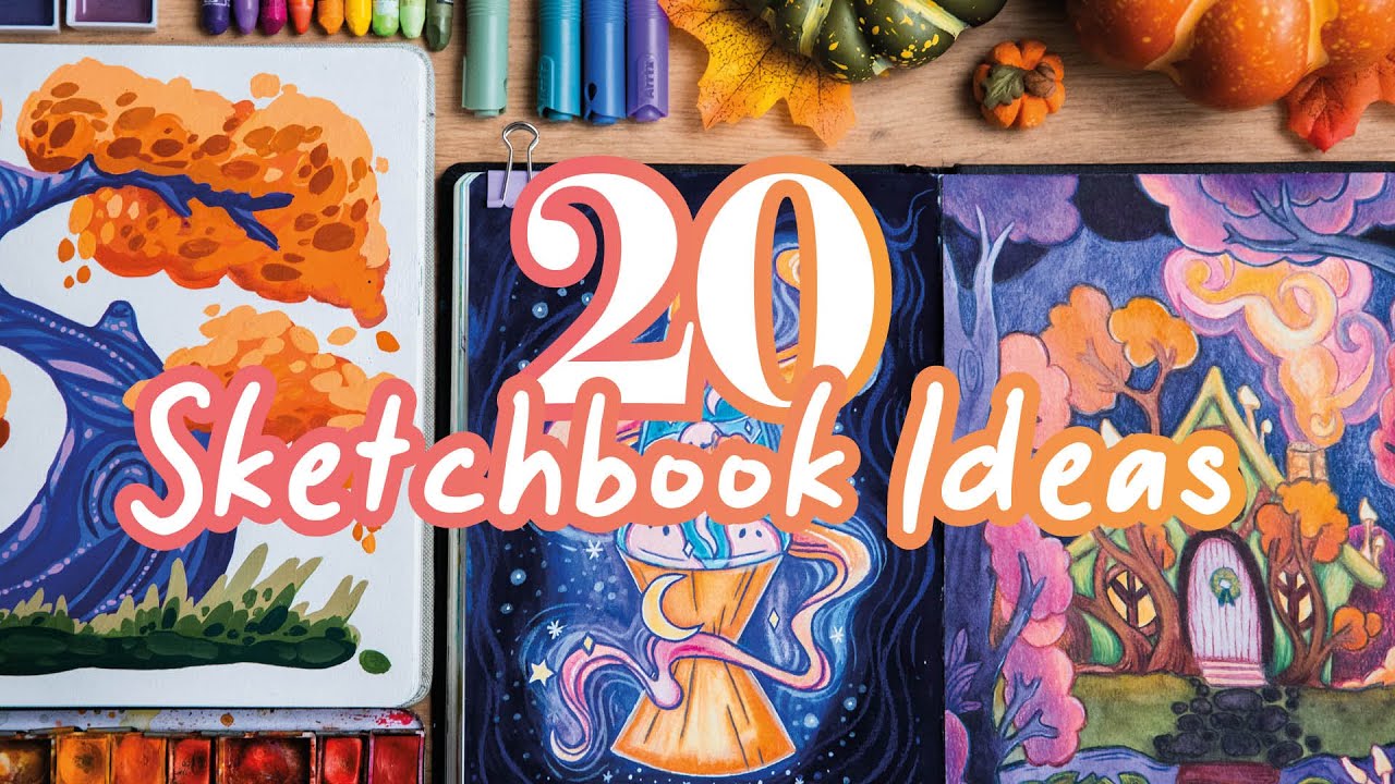 20 Magical & Cozy SKETCHBOOK IDEAS