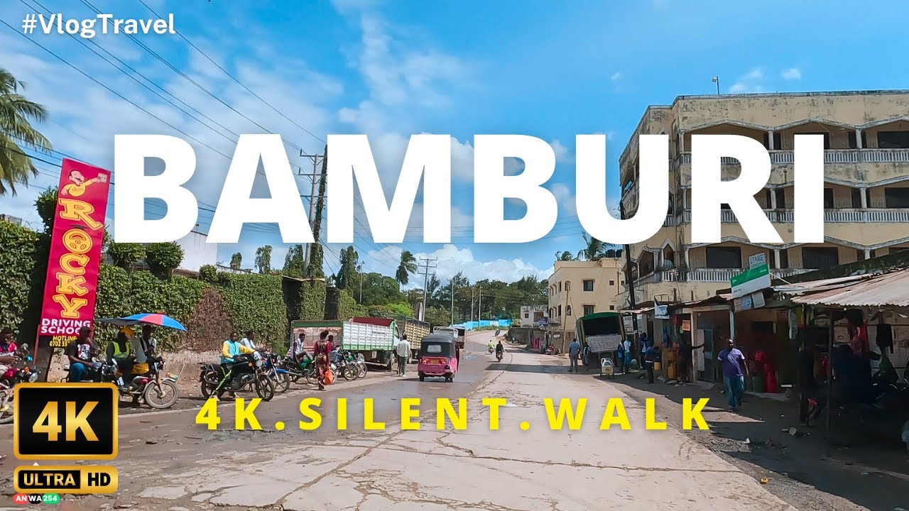 Bamburi Mombasa 🇰🇪 | Hidden Coastal Gems & Daily Life | 4K Walking Tour
