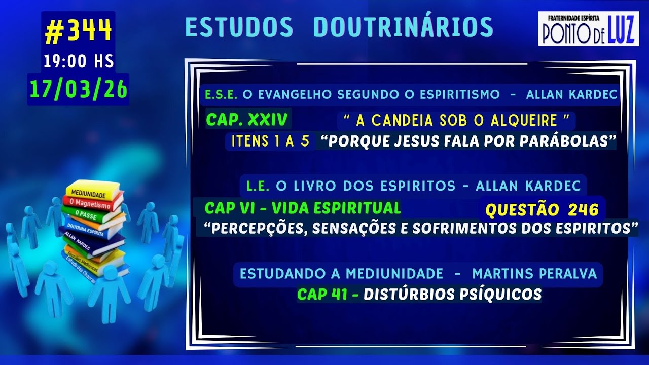 #344 ESTUDOS DOUTRINÁRIOS - em 17/03/26