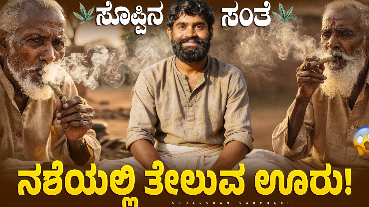 ನಶೆಯಲ್ಲಿ ತೇಲುವ ಊರು | ಸೊಪ್ಪಿನ ಸಂತೆ | Sudarshan Sanchari| world tour on cycle