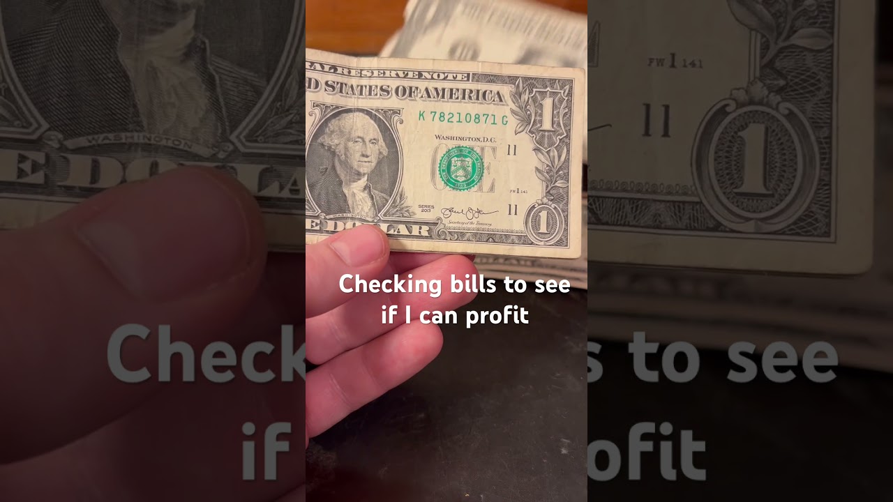 Bill search let&rsquo;s go #coin #coinhunt #money #coinsearch #coinhunting #coinhunter
