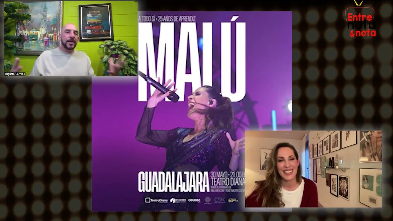Malú en el teatro diana próximamente || Entre nota y nota