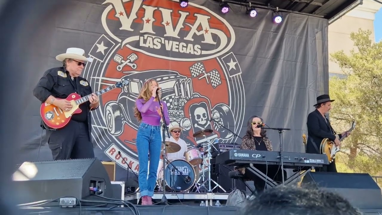 ANNIE MARIE HARVEY with Linda Gail Lewis  - VLV 27 CAR SHOW - 2024 - 'Right Or Wrong'